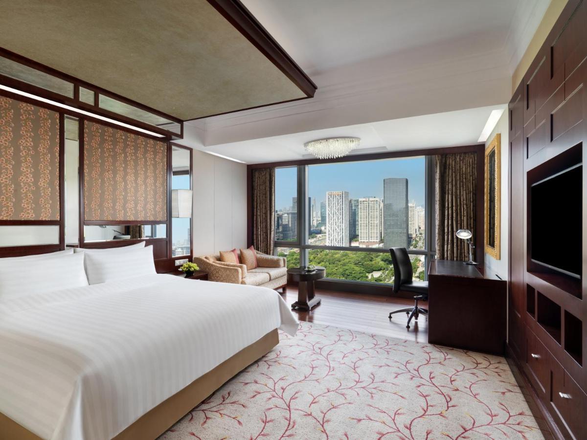 Futian Shangri-La, Shenzhen,Near To Shenzhen Convention&Exhibition Centre, Futian Railway Station Exterior foto