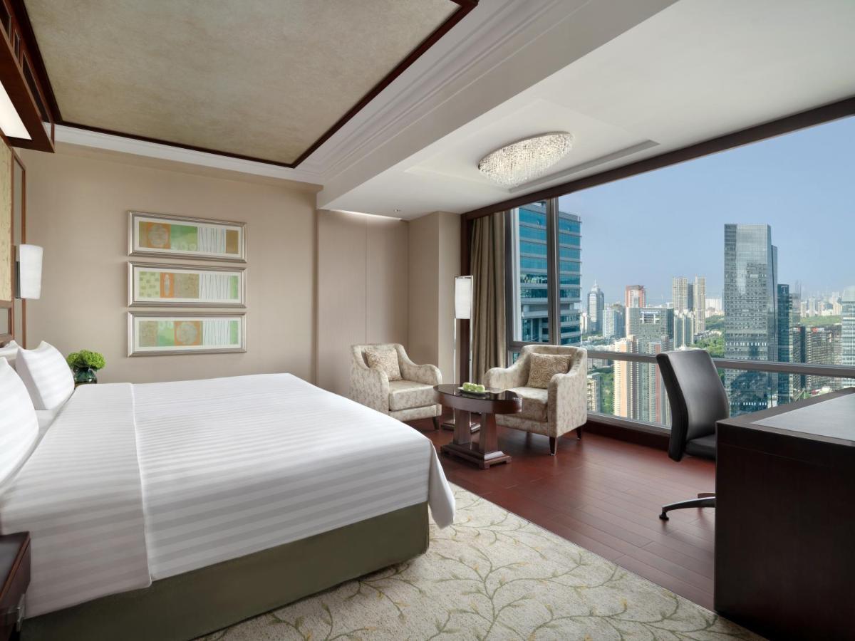 Futian Shangri-La, Shenzhen,Near To Shenzhen Convention&Exhibition Centre, Futian Railway Station Exterior foto