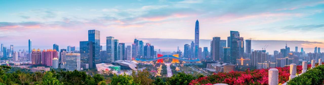 Futian Shangri-La, Shenzhen,Near To Shenzhen Convention&Exhibition Centre, Futian Railway Station Exterior foto